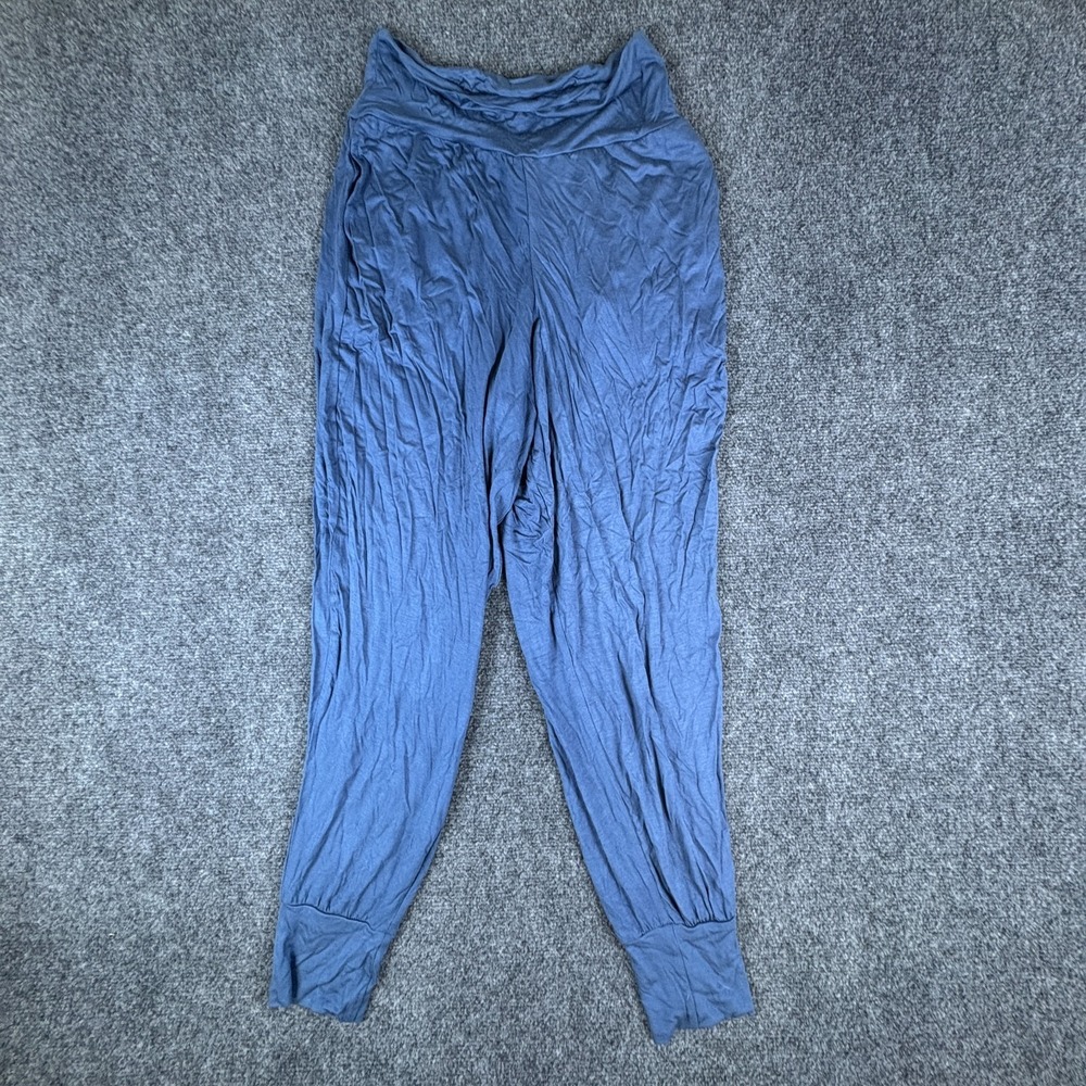 Adore Me Pajama Pants Womens 26x28 Blue Rayon Elastic Waistband‎ Tapered Leg